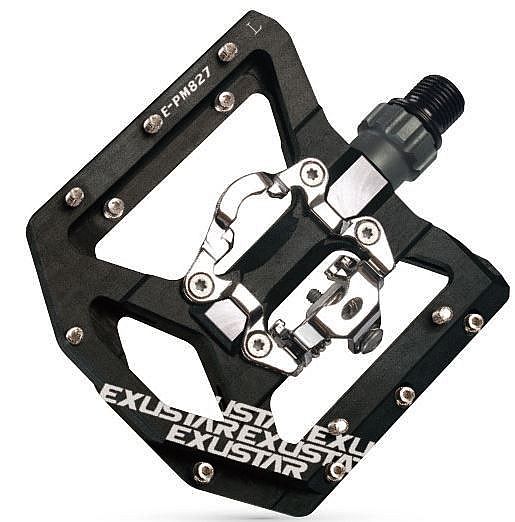 Exustar E-PM827 Dual-interface SPD Platform Pedals - TheBikesmiths