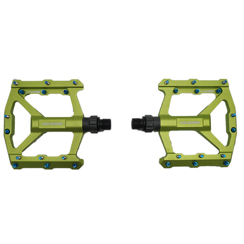 Image of Exustar E-PB557 Slim Profile CNC-Machined Platform Pedals - TheBikesmiths