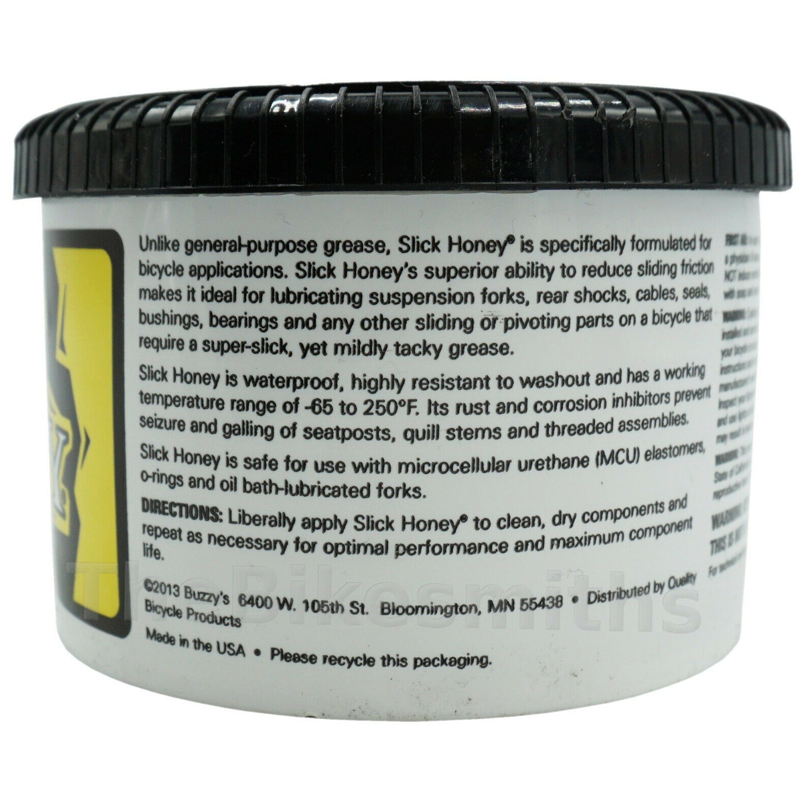 Buzzy's Slick Honey Grease 16oz - TheBikesmiths