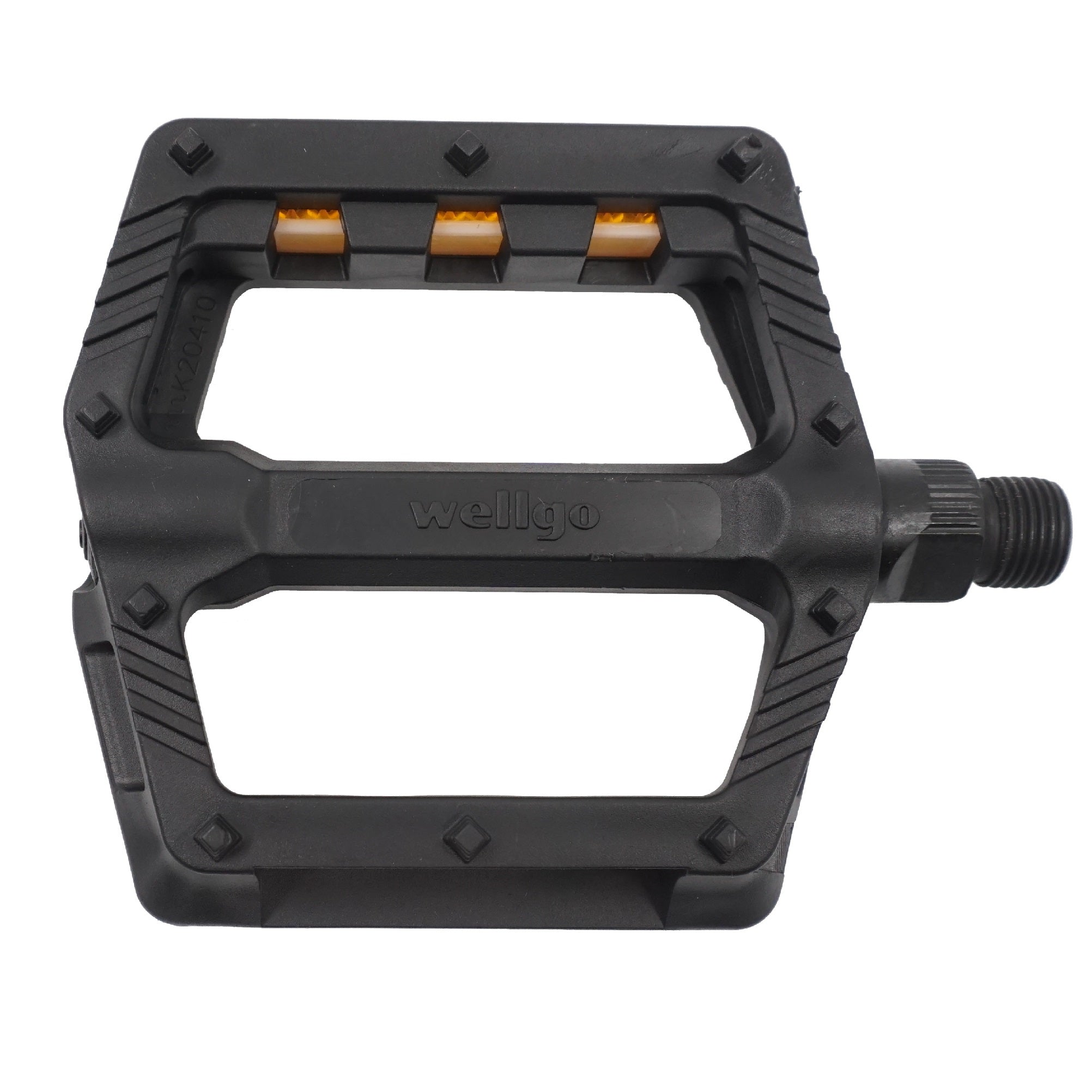wellgo plattform pedale Wellgo B239DU Resin MTB Platform Pedal, 9/16 Spindle, Black
