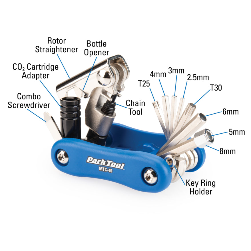 Park Tool MTC-40 13-Feature Multitool - TheBikesmiths