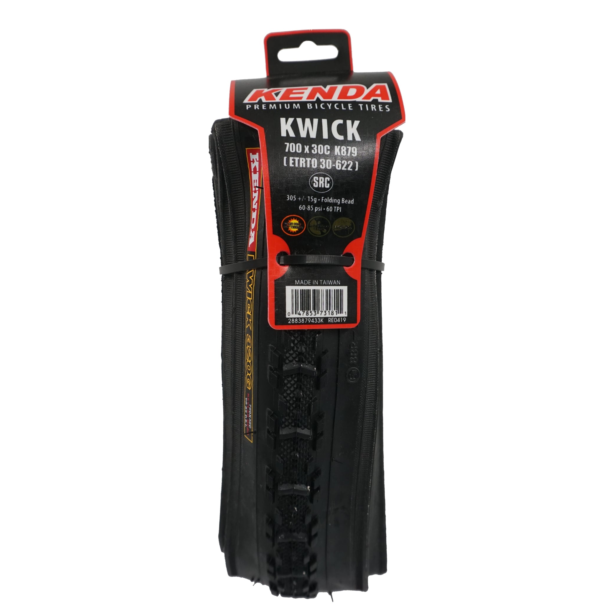 Kenda K879 Kwick 700x30 SRC Folding Tire - TheBikesmiths