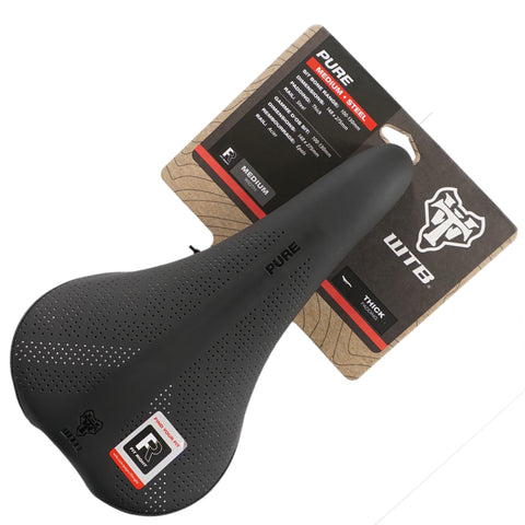 WTB Pure Steel Medium Wide Drop Nose Saddle The Bikesmiths