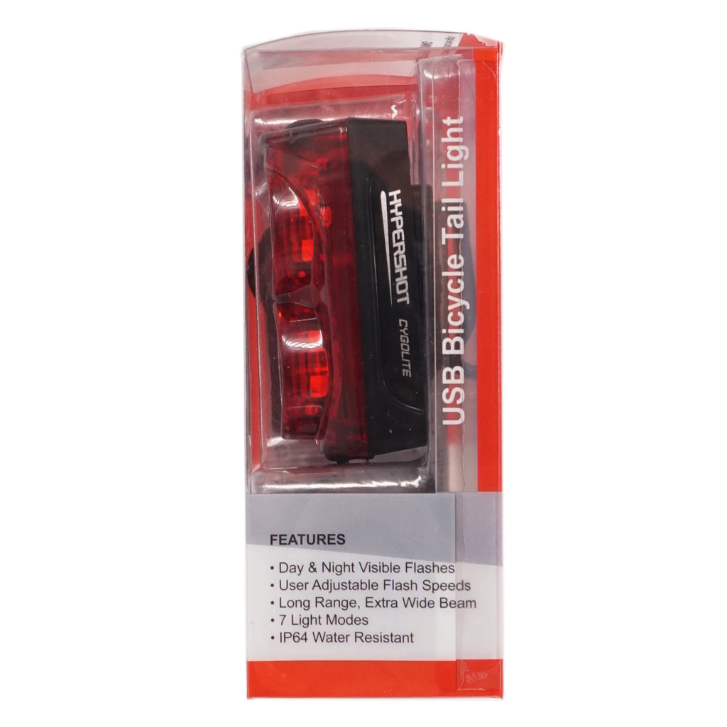 Cygolite Hypershot 250 Lumen USB Tail Light - TheBikesmiths