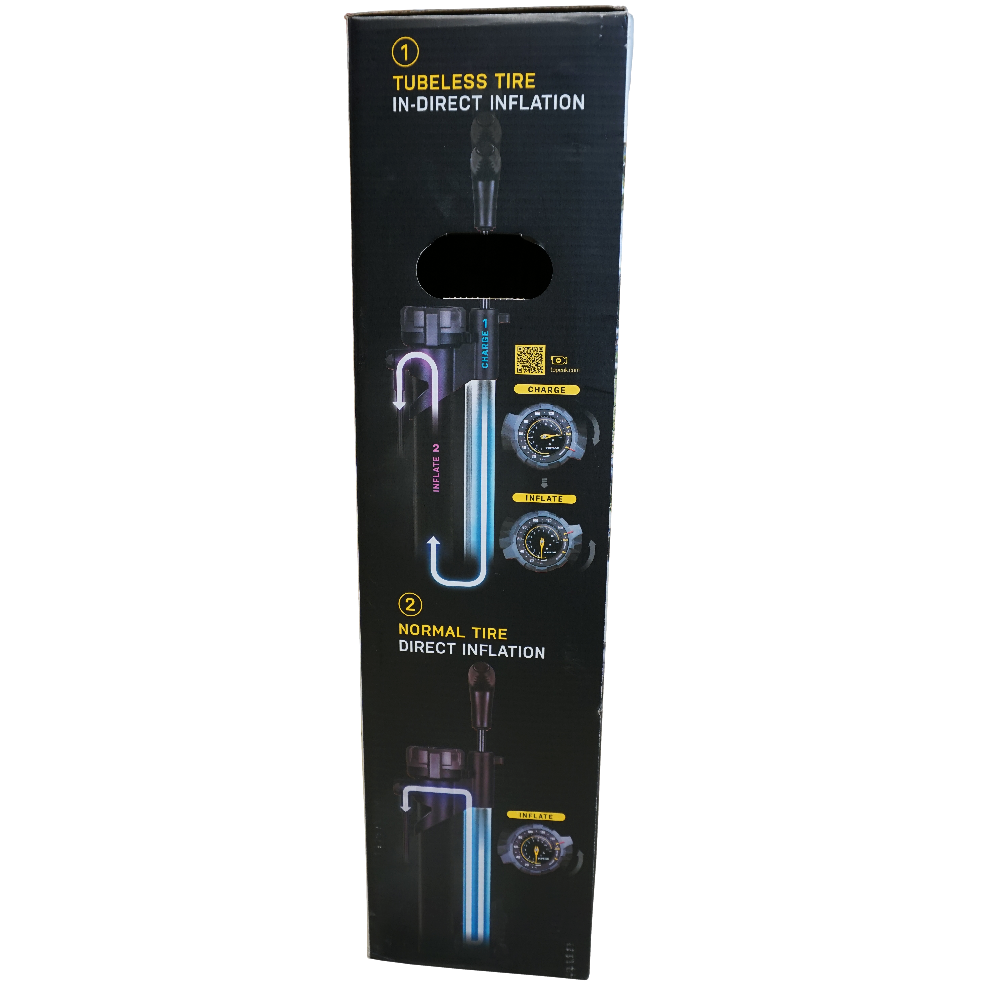 Topeak TJB-BST3 Joe Blow Booster Floor Pump with Gauge - TheBikesmiths