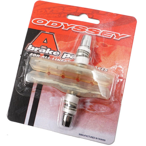Image of Odyssey A-Brake Brake Pads CLEAR SOFT Compound - TheBikesmiths