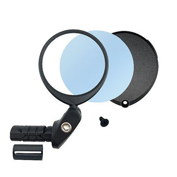 Hafny HF-M853-FR03 Stainless Steel Lens Bar-End Mirror - The Bikesmiths