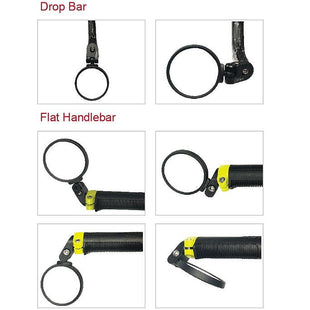 Hafny Universal Bar-End Mirror - The Bikesmiths