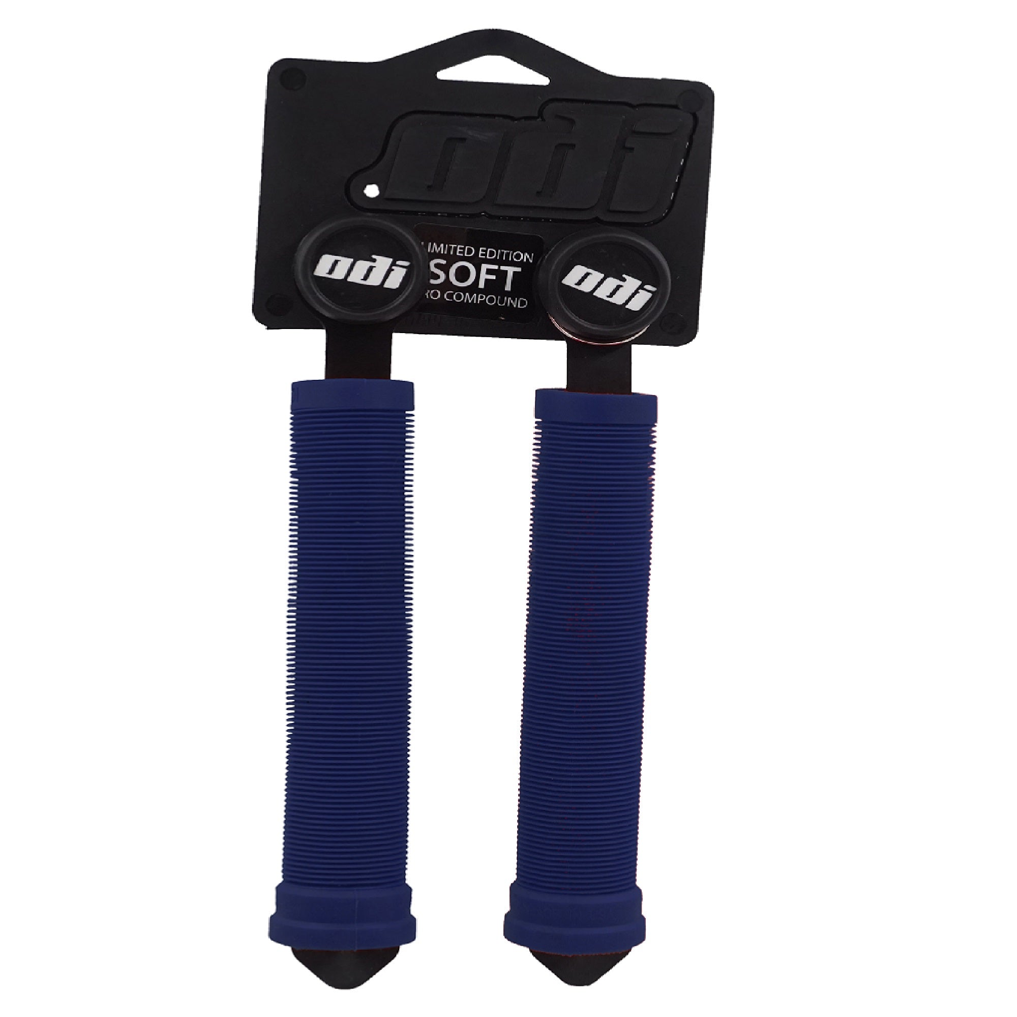 Buy navy-blue ODI Longneck Flangless BMX Grips 160mm