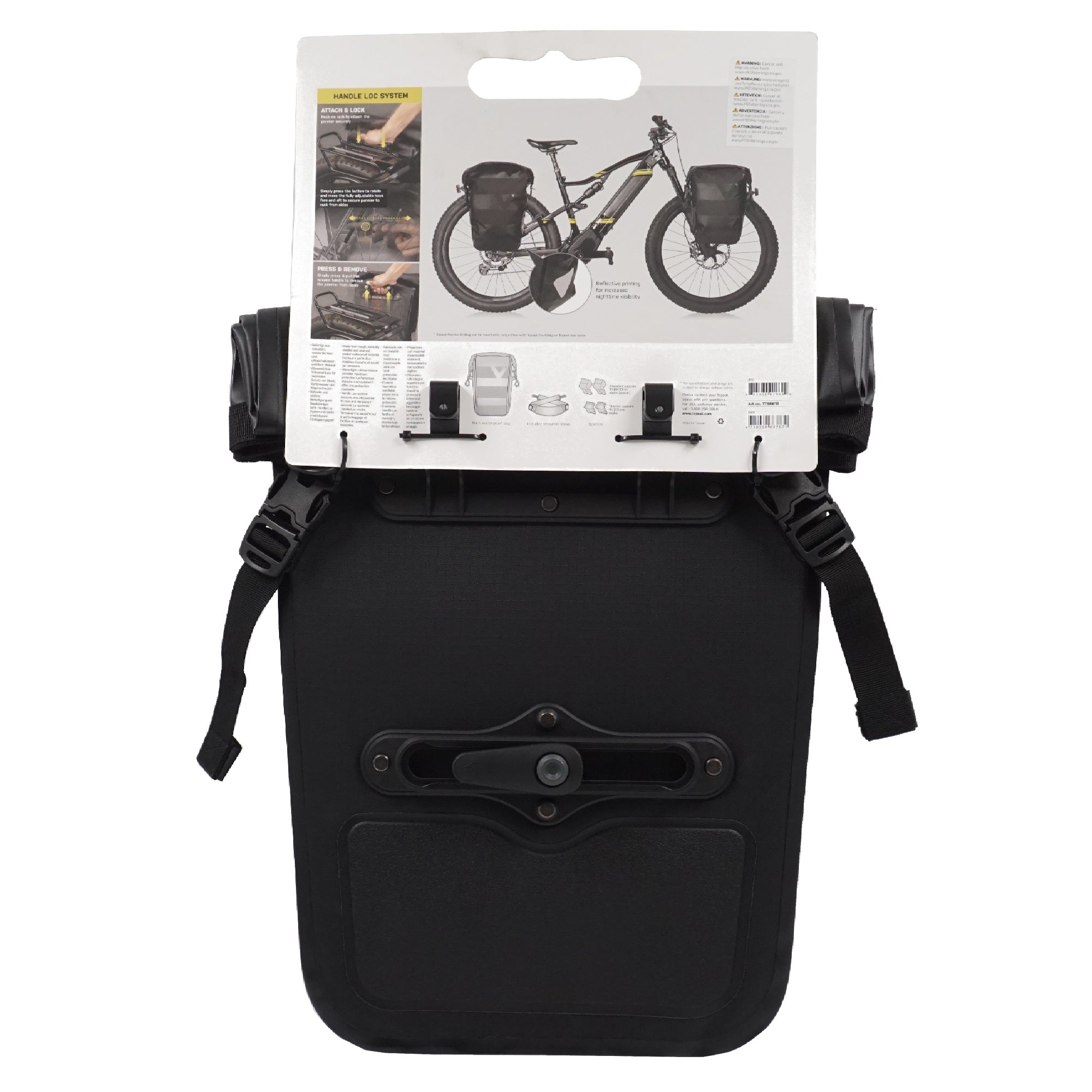 Topeak TT9861B Pannier Waterproof Dry Bag 20L - The Bikesmiths