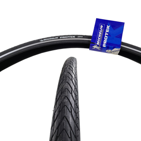 Image of Michelin Protek 700c Puncture Protected Reflective E Bike Approved Tire