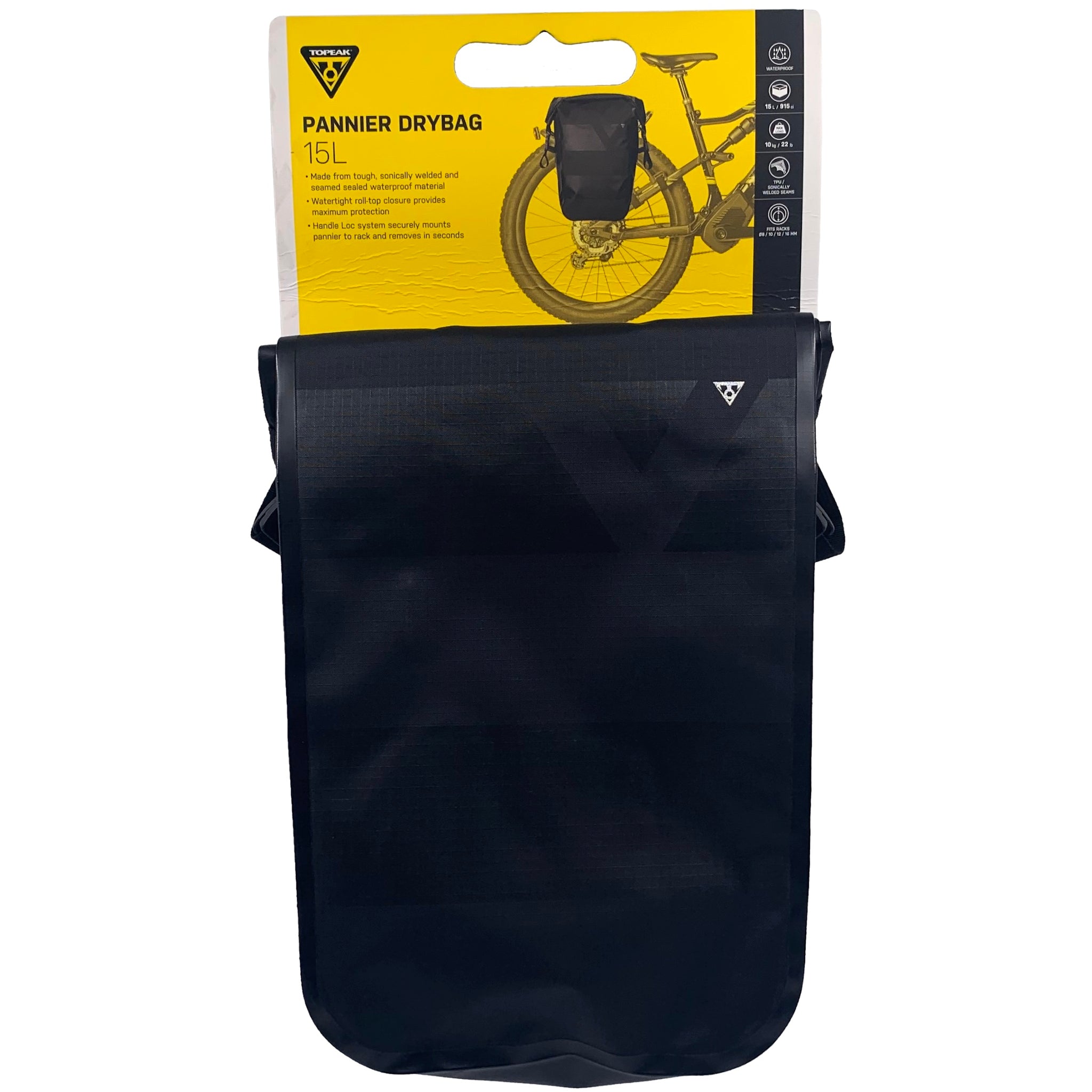 Topeak TT9860B Dry Bag Single Pannier 15L - The Bikesmiths