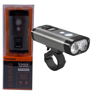 Ravemen PR1200 1200 Lumen USB Dual Headlight w/ Remote Switch - The Bikesmiths
