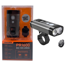 Ravemen PR1600 1600 Lumens USB Dual Head Light w/ Remote Switch - The Bikesmiths