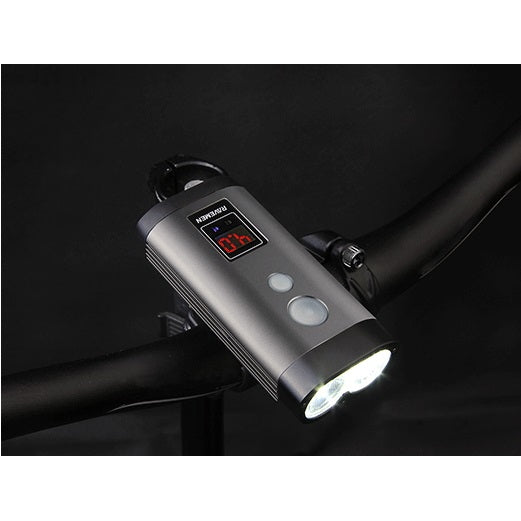 Ravemen PR1600 1600 Lumens USB Dual Head Light w/ Remote Switch