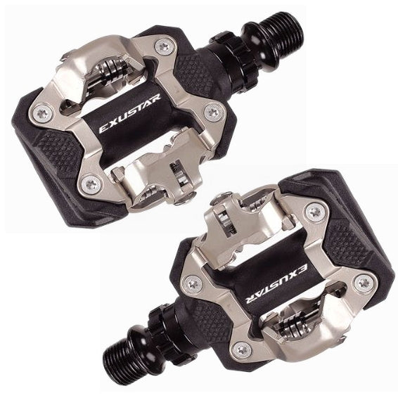 Exustar EPM239 Double Sided SPD Clipless Pedals - The Bikesmiths
