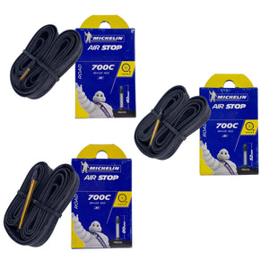 Michelin Airstop 700x18-25c Smooth Presta Valve Bike Inner Tubes