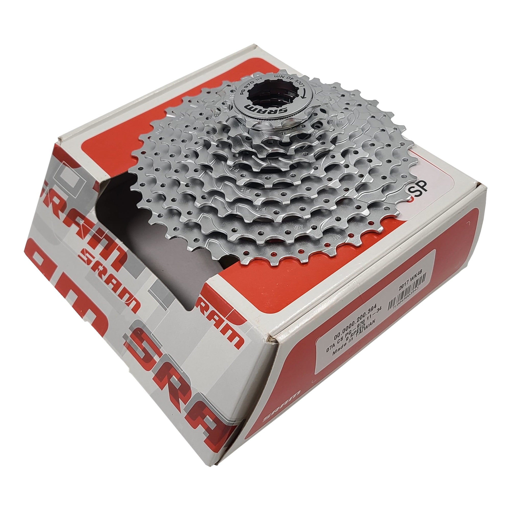 SRAM PG-970 9-Speed Cassette 11-34T - The Bikesmiths