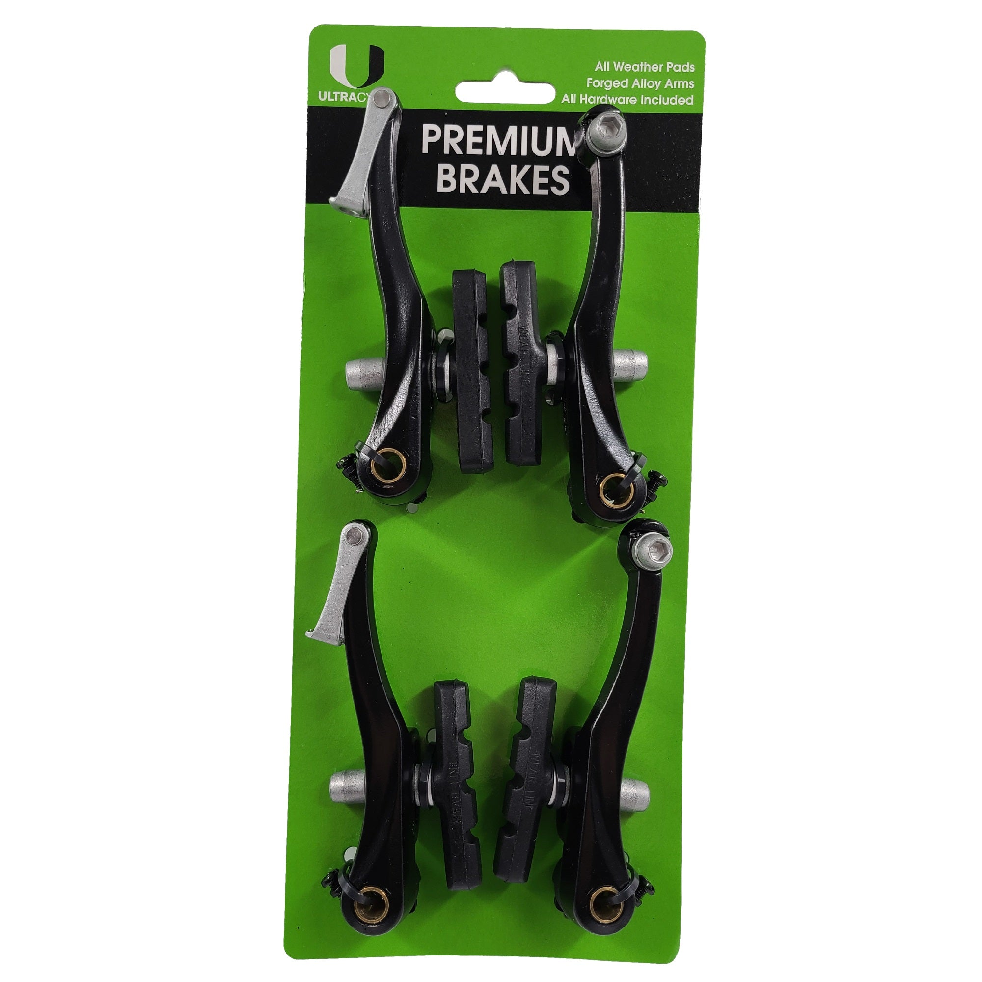 Buy black Ultracycle V-Brake Front and Rear Brake Set Choose Your Color