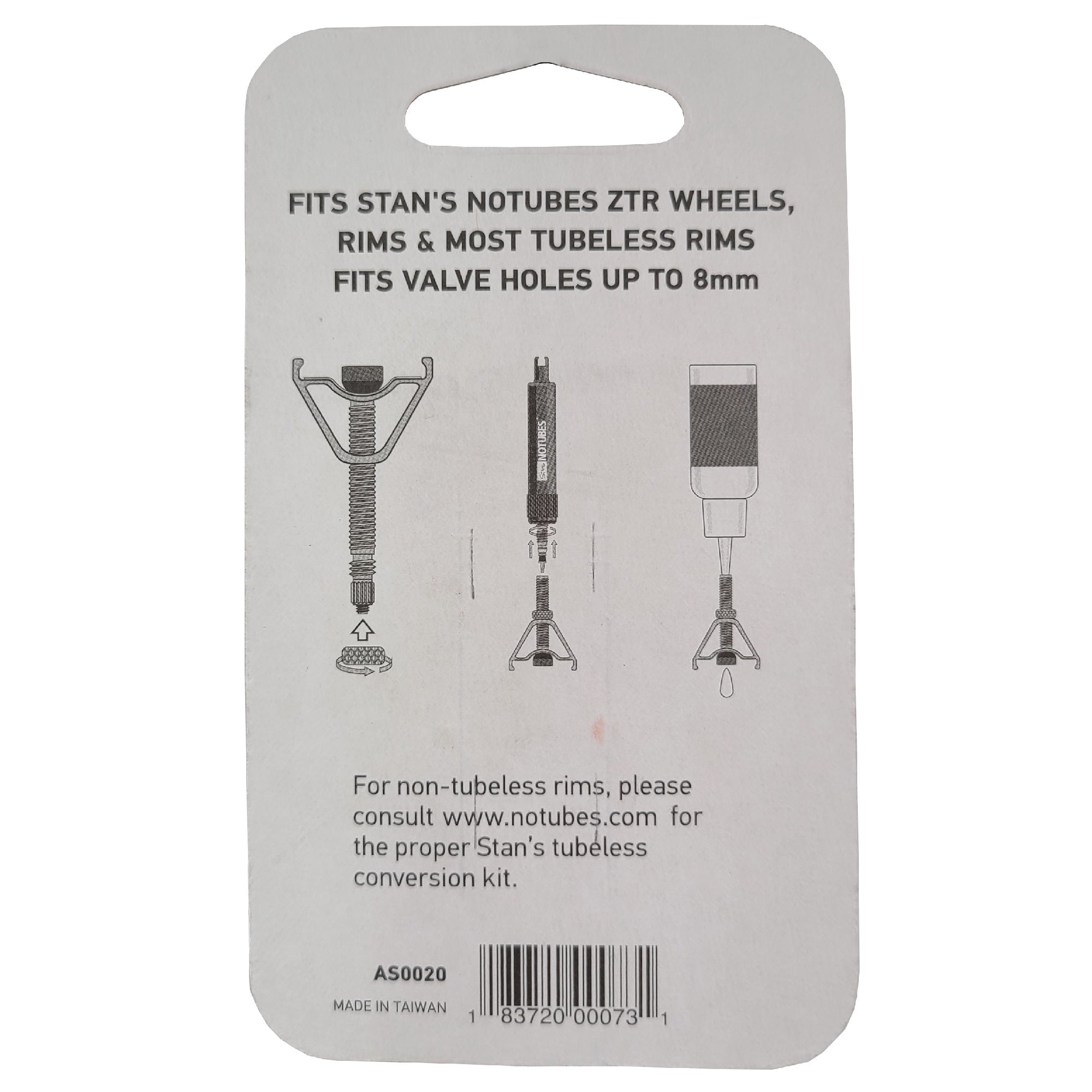 Stans No Tubes Tubeless Presta Valve Stem - The Bikesmiths