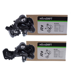 microSHIFT R8 8, 9 Speed Rear Derailleur - The Bikesmiths
