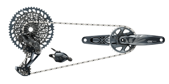 SRAM GX Eagle Dub Boost Groupset 12 Speed 10-52t Cassette, Shifter, Chain, Derailleur, Crankset - The Bikesmiths