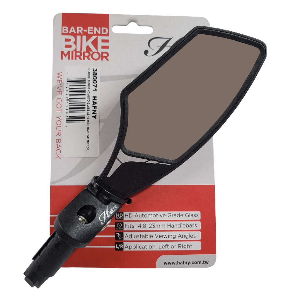Hafny HF-M900LS-FR03 HD Automotive Glass Lens Rise Bar End Mirror
