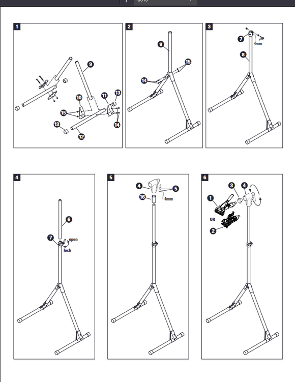 Park Tool PCS-4-1 Repair Stand with 100-5C Linkage Clamp - The Bikesmiths