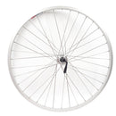 Silver 26" Cassette Type Rear Quick Release Wheel - The Bikesmiths