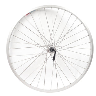 Silver 26" Cassette Type Rear Quick Release Wheel - The Bikesmiths