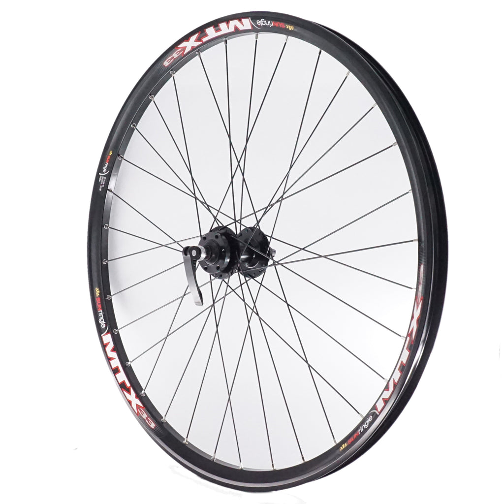 Sun Ringle MTX33 27.5 Black Alloy QR Front Bike Disc Wheel