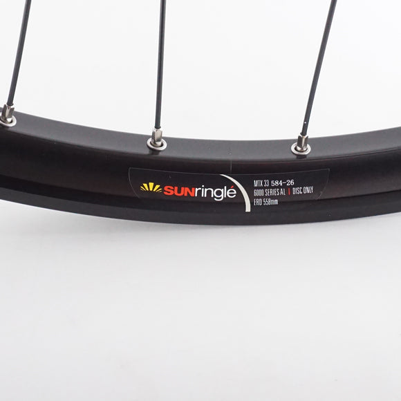 Sun Ringle MTX33 27.5 Black Alloy Rear Bike Disc Wheel - The Bikesmiths