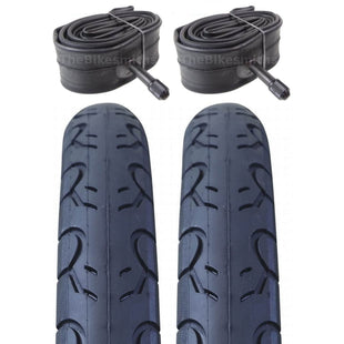 2 Pack Kit Kenda Kwest 100 PSI 26 x 1.25 Bike Tires & Tubes - TheBikesmiths