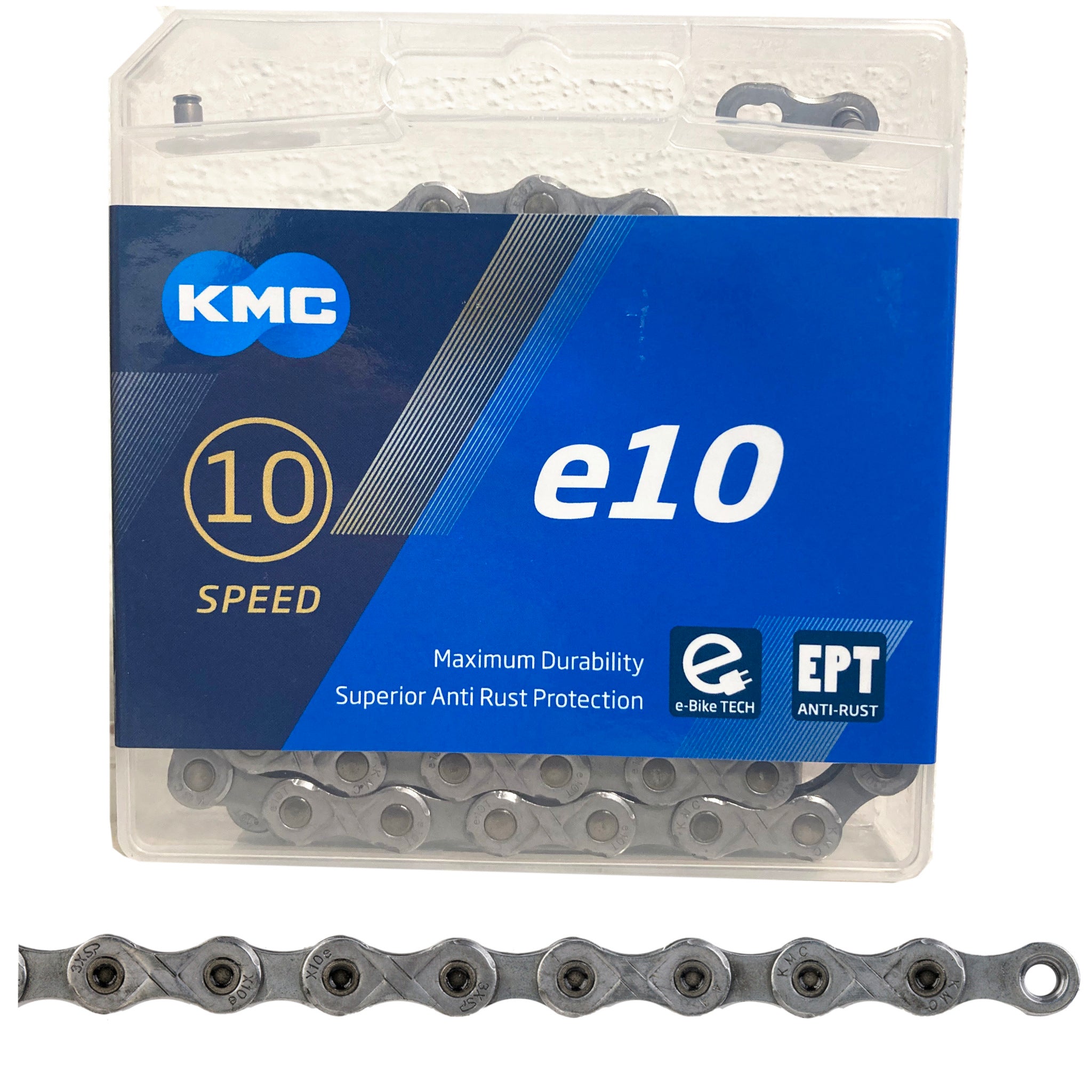 KMC e10 EPT 10-Speed e-Bike Chain 136 Links - The Bikesmiths