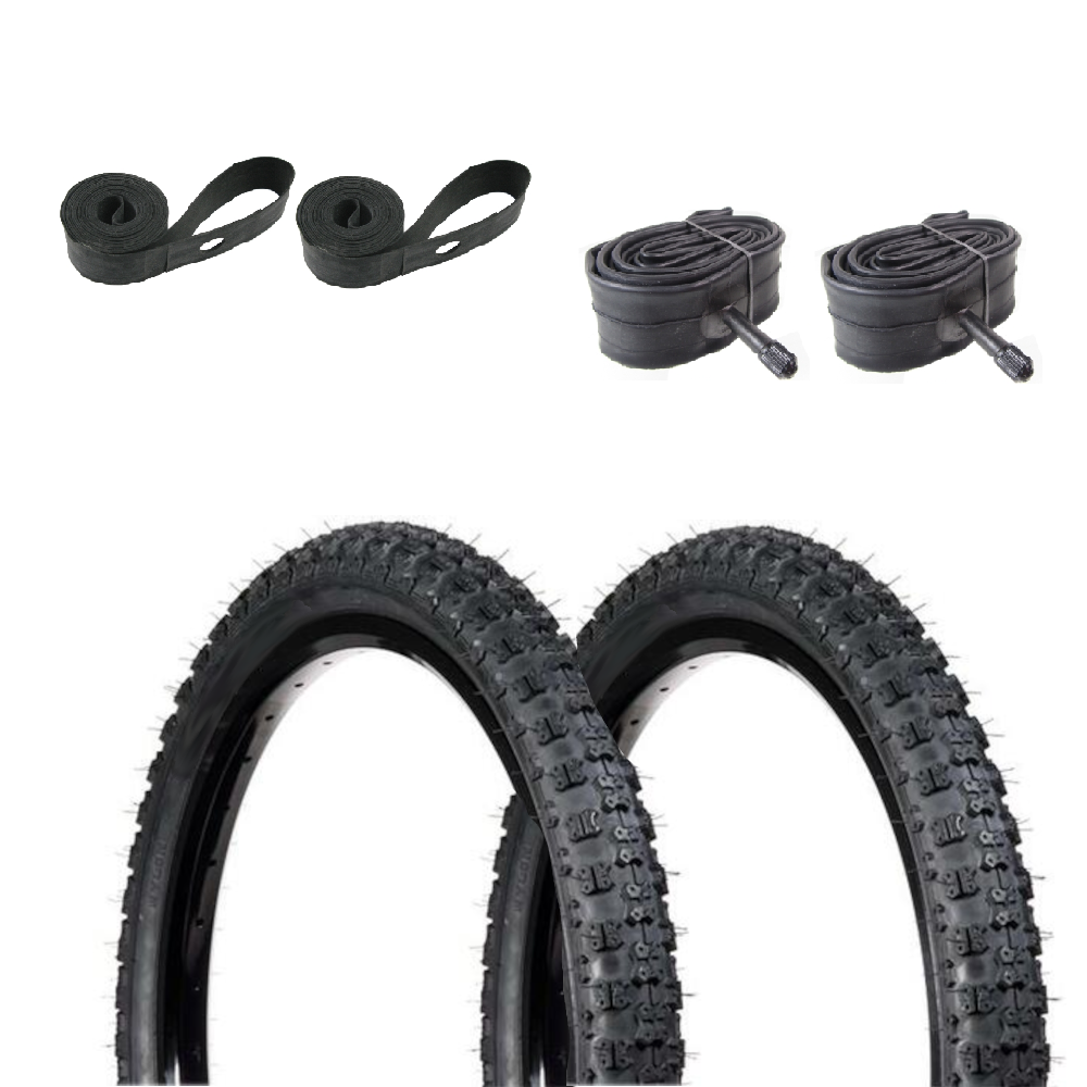Kenda K50 Comp III 20" BMX Tire Tube and Rim Strip Kit