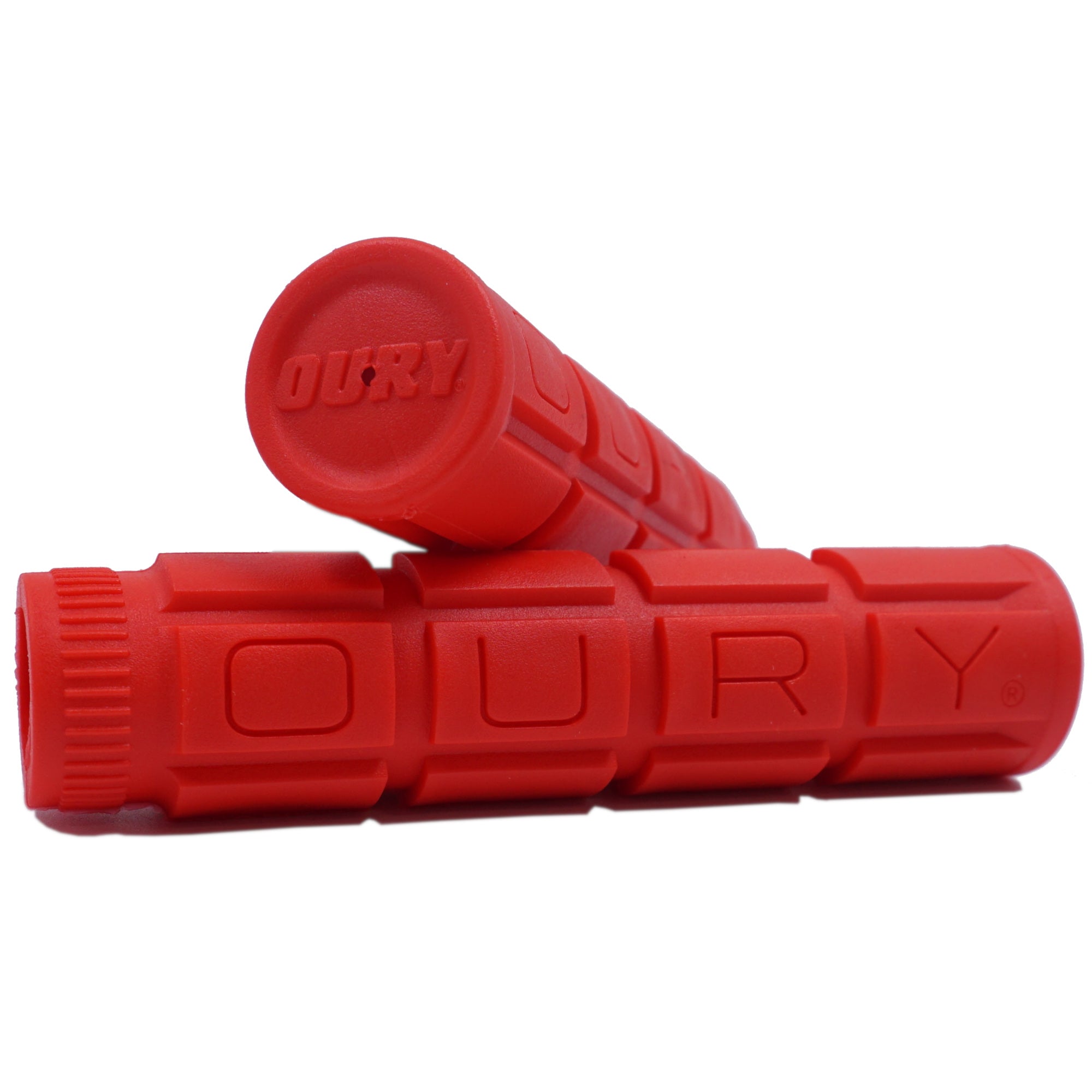 Buy candy-red Oury V2 Single-Ply ATB Grips Flangeless