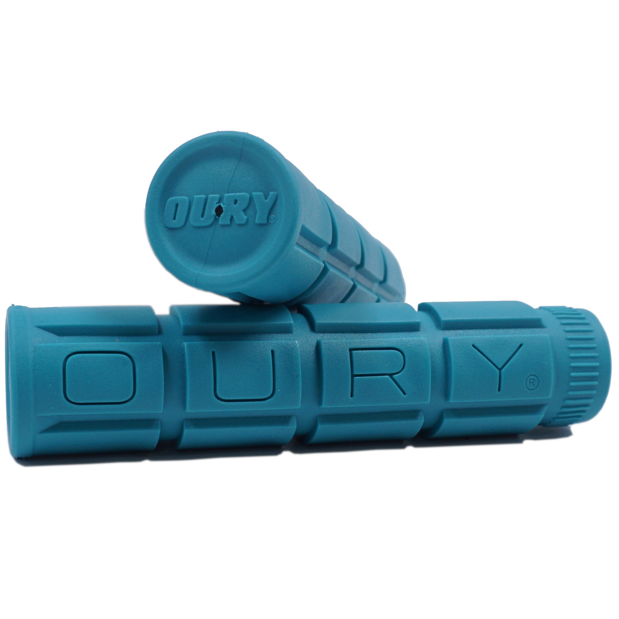 Buy teal Oury V2 Single-Ply ATB Grips Flangeless