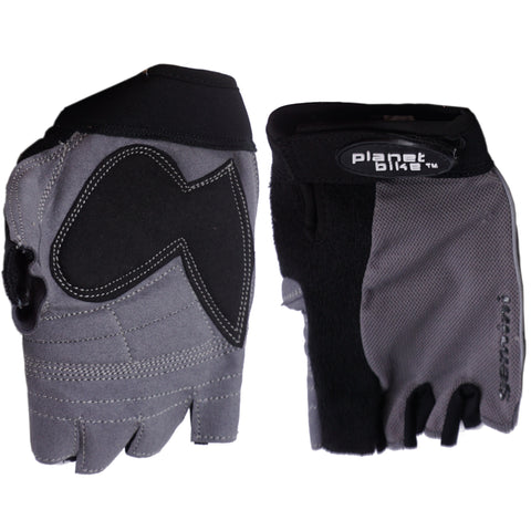 Planet Bike Gemini Gel Glove, Black/Gray