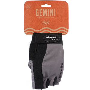 Planet Bike Gemini Gel Glove, Black/Gray
