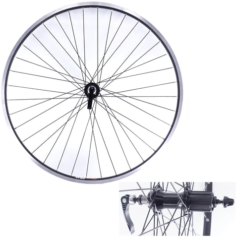 Image of Sun Ringle CR-18 Black Rear Road Bike Wheel - Cassette (130) Hub type