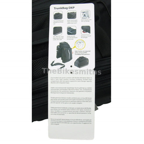 Image of Topeak TT9643B DXP Strap on MTS Rack Trunk Bag - TheBikesmiths