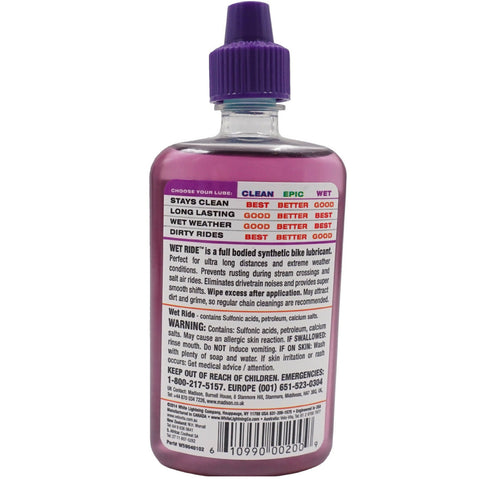 Image of White Lightning 4-oz. Wet Ride Extreme Conditions Chain Lube