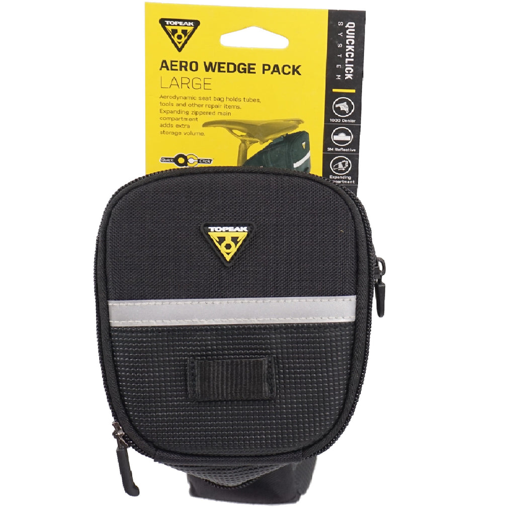 TOPEAK SADDLE BAG AERO WEDGE PACK LARGE T-TC2262B | MikeSPORT