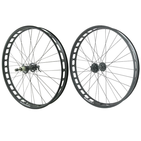 Alex Blizzerk 70 15x150mm TA 170mm QR Fat Bike Wheelset Tubeless Ready - TheBikesmiths