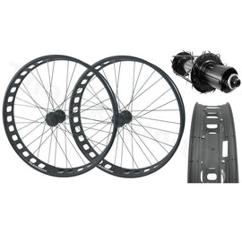 Alex Blizzerk 90 TRS 15x150 190mm QR Fat Bike Wheelset Tubeless Ready - TheBikesmiths