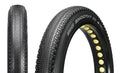 Arisun Big Smoothy 26x4 tire on a rim.  Side view and front view.