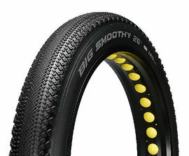 Arisun Big Smoothy 26x4 tire on a rim.