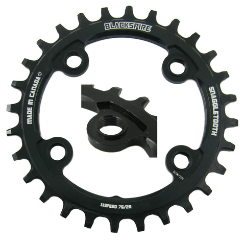 Image of Blackspire Snaggletooth Narrow Wide 76mm BCD Chainring - TheBikesmiths