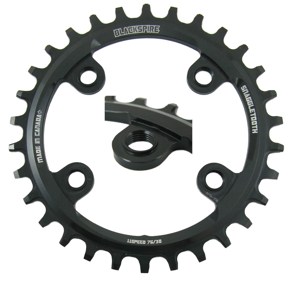 Blackspire Snaggletooth Narrow Wide 76mm BCD Chainring - TheBikesmiths