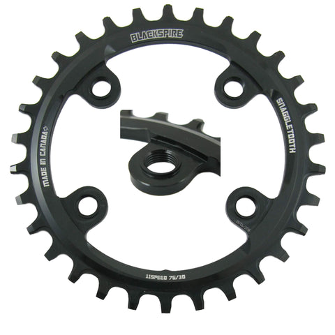 Image of Blackspire Snaggletooth Narrow Wide 76mm BCD Chainring - TheBikesmiths